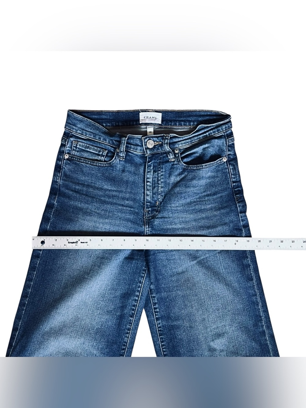 Frame Women’s Sz 28 High Rise Le Palazzo Crop Wide Leg Jeans - Picture 13 of 16
